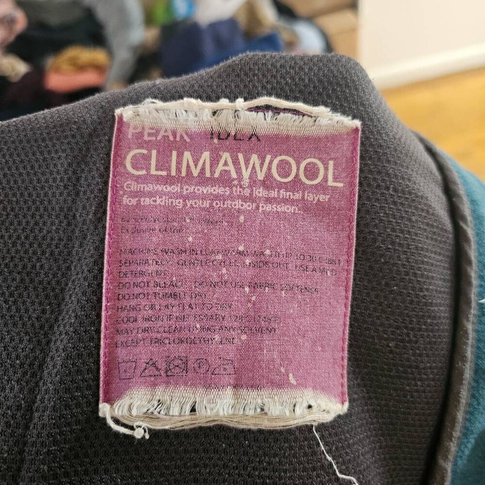 Ibex Softshell Full Zip Jacket Peak Climawool Log… - image 7